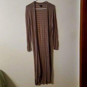 Long cardigan sweater